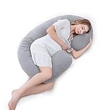 抱き枕 妊婦 授乳クッション 背もたれ枕 C型 多機能 ジャージーカバー