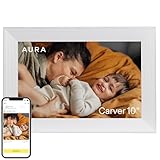 ver HD Smart Digital Picture Frame 10.1 Inch WiFi Cloud Digital Photo Frame, Free Unlimited Storage, Send Photos from Anywhere – Sea Salt