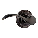 Kwikset Pembroke Hall/Closet Lever in Venetian Bronze by Kwikset