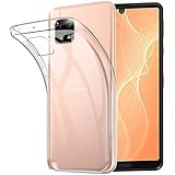 に適用するAQUOS sense6 SH-54B SHG05 SH-M19 / AQUOS sense 6s SHG07 ケース 全透明 ソフト TPU素材 薄型 軽量 耐衝撃 黄変を防ぐ レンズ保護 sense6 TPU