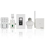 Skylinkhome SK-4 Lighting/Garage Kit, Includes 10 Button Remote, Wall Dimmer, Plug In Dimmer, Screw-