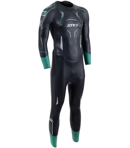 Amazon | ZONE3 (ゾーンスリー) Men's Agile Wetsuit - Black/Silver