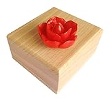 子供のための花の木製のオルゴールの小さな装飾の誕生日のギフト