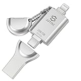 MFi認証 256GB フォトスティック iPhone用 USBフラッシュドライブ 外部ストレージスティック USB C iPhone サムドライブ メモリ モバイル Androidスマートフォン用 iPad フラッシュドライブ 写真転送スティック