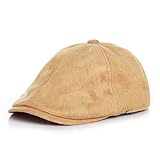 Petit Bella ベレー帽 キッズ 春秋用 子供 女の子 男の子 帽子 ハンチング 帽子 紳士 ハット 赤ちゃん キャップ カジュアル コットン スエード 4 Colors (カーキ)