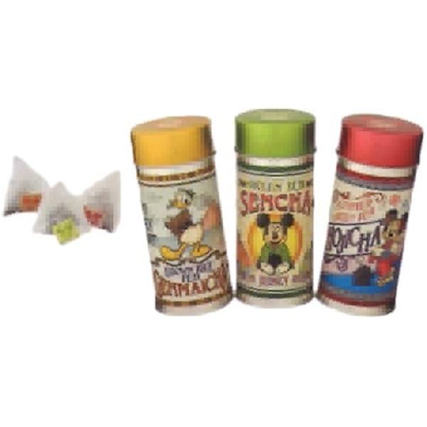 Amazon ミッキー フレンズ 日本茶セット 煎茶 ほうじ茶 玄米茶 茶葉 お菓子 東京ディズニーリゾート限定 Disney ディズニー 日本茶 通販