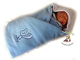 BlueberryShop LUXURIOUS FLEECE VERY WARM Swaddle Wrap, Blanket, Sleeping Bag baby shower GIFT PRESEN