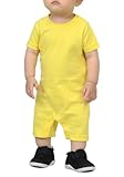 (プリントスター)Printstar 5.6オンス ベビーショートロンパス(半袖) 00200-BSR 020 イエロー 38 70cm