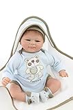 SanyDoll Reborn Baby Doll Soft Silicone vinyl 18 inch 45 cm Lovely Lifelike Cute Baby Boy Girl Toy S