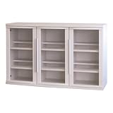 小島工芸 日本製 組立不要 健康仕様のFフォースター 中がしっかりつまった丈夫な棚板 高さ74cm 開戸タイプ A4ファイル収納 マルチボード C3B-120A ウッディホワイト [幅120.3cm 奥行36.5cm] 6110727