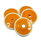 LAPHSODA（ラフソーダ） 交換用 フェルトバフ グラインダー 研磨 外径 100mm ディスク (4. 細目 5枚)