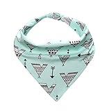 Tonsee ベビー 赤ちゃん トライアングル よだれかけ 可愛い ビブ (ブルー)
