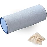 頸椎枕 ストレッチ枕 首枕 日本製 天然屋正規品 特典付 ストレートネック スマホ枕 三河木綿 リネン 首 肩 頸椎 伸ばす枕 (リネン)