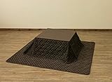 こたつ 掛敷布団3点セット 正方形 70cm 　ブラウン HIT-K01BR