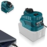 bumxca 18V→12V マキタ18Vバッテリー対応 バッテリーアダプター 【改良・新登場 最大240W】 dc降圧コンバーター 12Vシガーライター出力 最大240W/USB-AとTYPE-C高速出力 DCDC降圧コンバー ON/OFFスイッチ スマートチップ搭載 過電流/低電圧/短絡/過熱保護 コンパクト軽量200g 車内/キャンプ/車載冷蔵庫 12ボルト機器へ【本体のみ バッテリ別売】