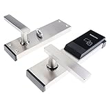Lovoski スマート　ドアロック　キーレス　アクセス　RFID　カード　ドアロック　家庭　ホテル　全2色 - 銀