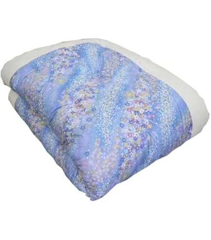 Amazon | 【日本製】 手作り ふんわり綿ふとん 和掛け布団 シングル