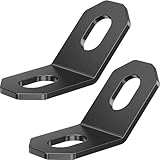 Kaedear(カエディア) バイク ユニバーサルステー 取付金具 ステンレス 厚さ2mm 金具 ブラケット 汎用 2本入り カスタムステー KDR-YX-L45-2M10 (M10×2穴/60×25×27×30.68mm)