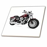 タイルPicturingハーレーダビッドソン& # 174 ; Motorcycle Dyna FXD 8-Inch-Ceramic ct_4662_3