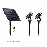 USM STORE ソーラー LED ライト アウトドア スポットライト 太陽光パネル充電 ガーデンライト 防犯対策IP65防水　15メートル照明距離 光センサー 自動点灯/消灯 玄関先 庭 車道 歩