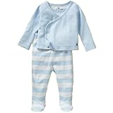 baby GAP 着物 カーディガン & 足付きパンツ 上下セット（ライトブルー）【月齢：3ヶ月～1歳】（並行輸入品） (6-12M（6ヶ月～1歳）)