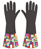 Boston Warehouse Color Block Glove Set by Boston Warehouse