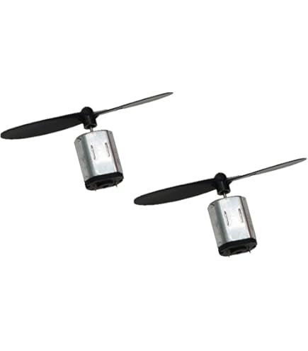 Amazon.co.jp: 2個セット 中空カップモーター 小型プロペラ付き 716