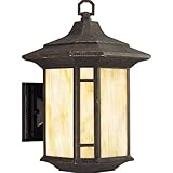 Progress Lighting p5629 Arts and Crafts 1ライト15 " Tallアウトドア壁取り付け用燭台Wit、 P5629-46 1