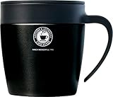 アスベル マグカップ ブラック 330ml 真空断熱マグカップMG-S330N 3252