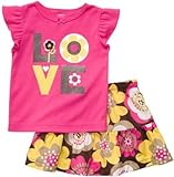 Carter's(カーターズ) LOVEデザインTシャツ＆スコートSet [並行輸入品] 9M [Baby Product] [Baby Product]