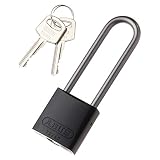 パンドウイット ロックアウト用ハイセキュリティパドロック 黒 PSL-7BL-LS