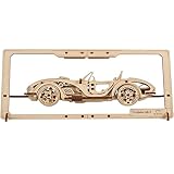 Ugears ユーギアーズ ロードスターMK3 2.5Dパズル 70195 Roadster MK3 2.5D Puzzle 木製 ブロック DIY パズル 組立 想像力 創造力 おもちゃ 知育 ウッドパズル 3D 工作キット 木製 模型 キット