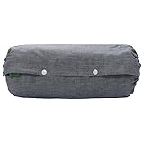 acortile(アコルティーレ) 抱っこ紐収納カバー M 日本製 【デニム風シャンブレー青×グレー】 90日保証 リバーシブル 裏生地グレー シッカリ生地