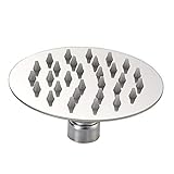 P Prettyia シャワーヘッド　ステンレス　4インチ　節水　超薄型　高品質　取付簡単