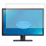 2枚 VacFun ブルーライトカット フィルム ， Dell UltraSharp U3014T 30インチ ディスプレイ モニター 向けの ブルーライトカットフィルム 保護フィルム 液晶保護フィルム（非 ガラスフィルム 強化ガラス ガラス ）