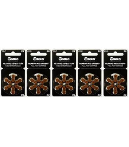 Amazon.co.jp: WIDEX ワイデックス 補聴器用空気電池 PR48(13) 5