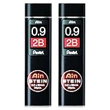 ぺんてる シャープペンシル替芯 Ain替芯 シュタイン 0.9mm 2B C279-2B　 『 ２セット』