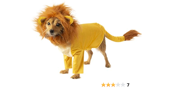 Amazon Rubie S Disney ライオンキング シンバ ペットコスチューム L 0624lxl L Rubies コスチューム 通販