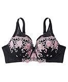 [ニッセン] ブラジャー バストをしっかり包むフルカップブラジャー 黒系 I90