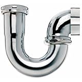 Keeney 454K 22-Gauge 1-1/2-Inch by 1-1/2-Inch IPS Sink Trap with IPS Elbow, Chrome [並行輸入品]
