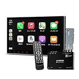 カーナビ 2din XTRONS Android12 車載PC フルセグ 地デジ搭載 タッチ連動可 10インチ大画面 DVDプレーヤー 4G通信 SIM対応 8コア 2GB＋32GB カーオーディオ Bluetooth iPhone Carplay Android auto対応 ミラーリング Wifi GPS USB SD 映像入力/出力 (TIEシリーズ-TV)