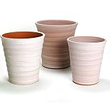 鉢 KANEYOSHI 【日本製/三河焼】 陶器 植木鉢 フラワーロード ホワイトビスク 7号
