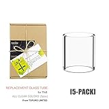 (5-Pack) Topuro TFV8交換用パイレックスガラスチューブTFV8タンク用透明色 5個セット