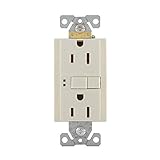 Eaton GFCI Self-Test 15A -125V Duplex Receptacle (3-Pack), Almond [並行輸入品]