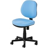 オフィスコム オフィスチェア RD-1 デスクチェア 事務椅子 幅530×奥行570×高さ810～920mm ライトブルー OFCHAIR-662-LB