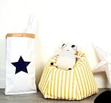 おもちゃ収納　ペーパーバッグ★オシャレなおもちゃ箱に！北欧 インテリア 収納ボックス (スター)