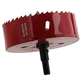 SODIAL(R) アルミ合金鉄カッティング 110mm 直径 バイメタルホールソー