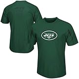 New York Jetsマジェスティックビッグロゴ合成グリーンシャツメンズBig & Tallサイズ 5X