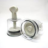 4サイズ展開 手動式 乳頭 吸引器 ニップルサッカー ( L サイズ 2個 セット ) 陥没 乳首 改善