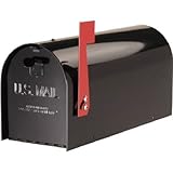 SOLAR GROUP TB1B0000 Post Mailbox, Black [並行輸入品]